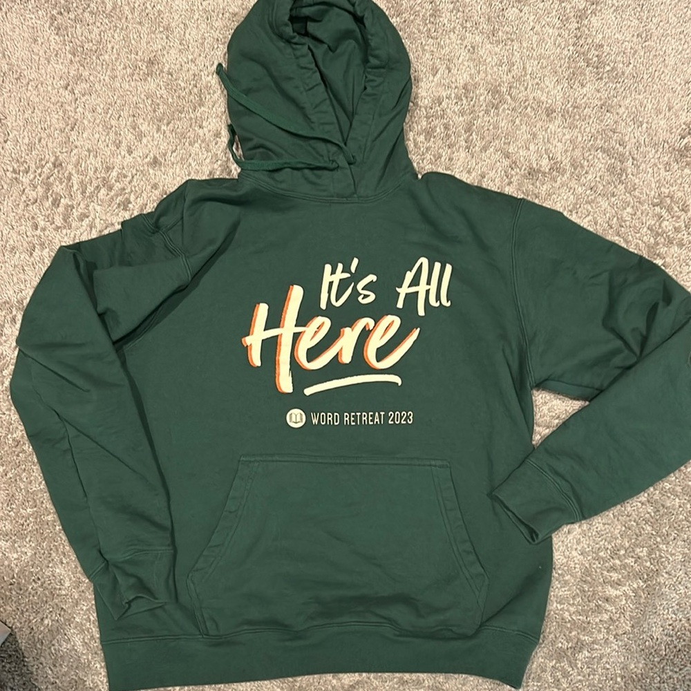 Men’s fleece hoodie Large